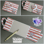 Plotterdatei KARTE MIT HERZ svg + dxf - Sewando