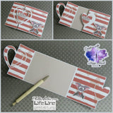 Plotterdatei KARTE MIT HERZ svg + dxf - Sewando