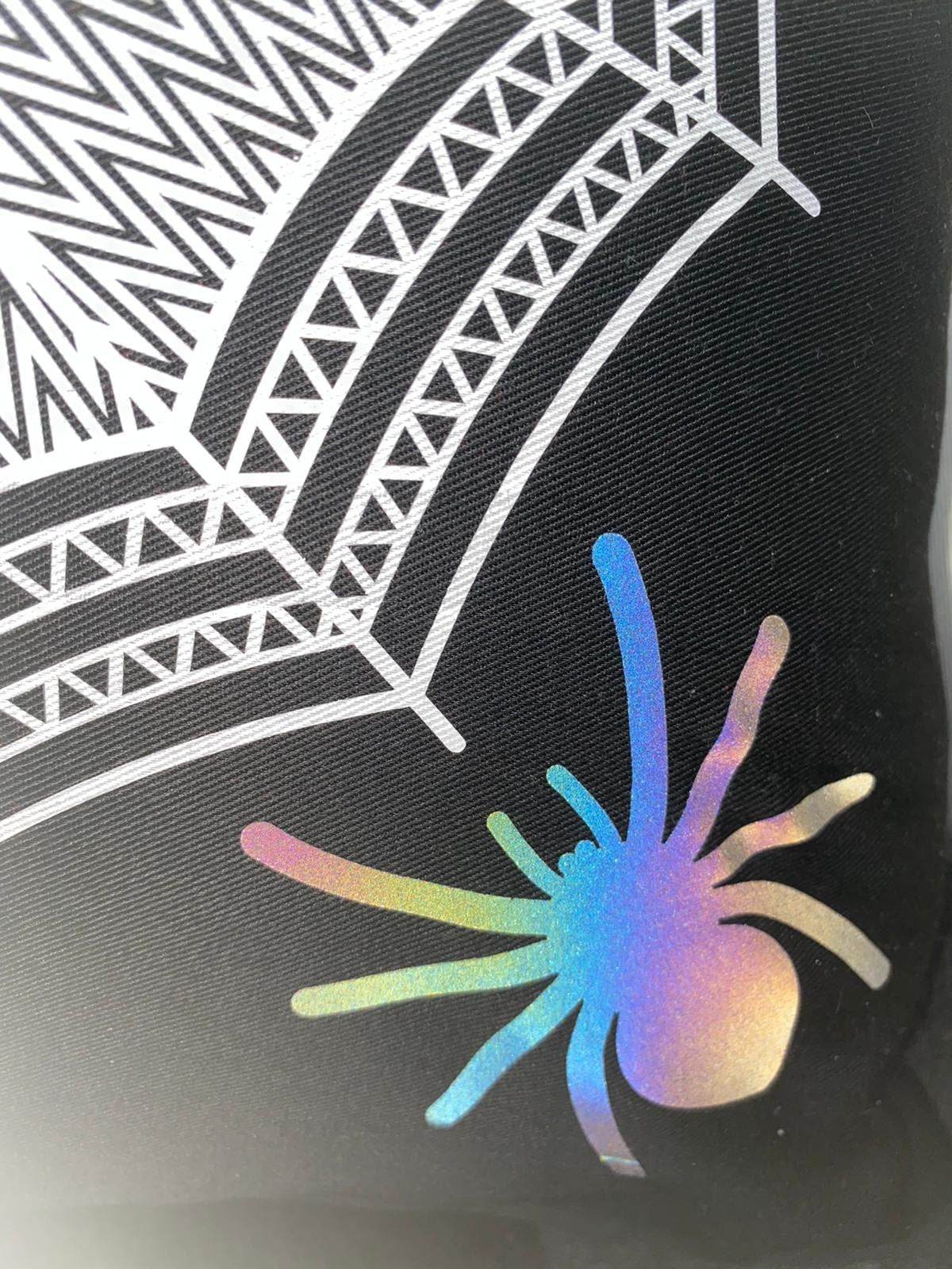 Plotterdatei SPINNENNETZ 3D-Spinne + Mandala svg + dxf - Sewando