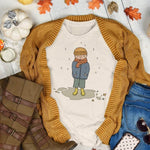 Sublimation Digistamp Platsch süße Mädchen / Junge mit und ohne Aufmunterungsspruch - Sewando