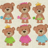 Stickdatei Teddy Set 552 Teddybär - Sewando