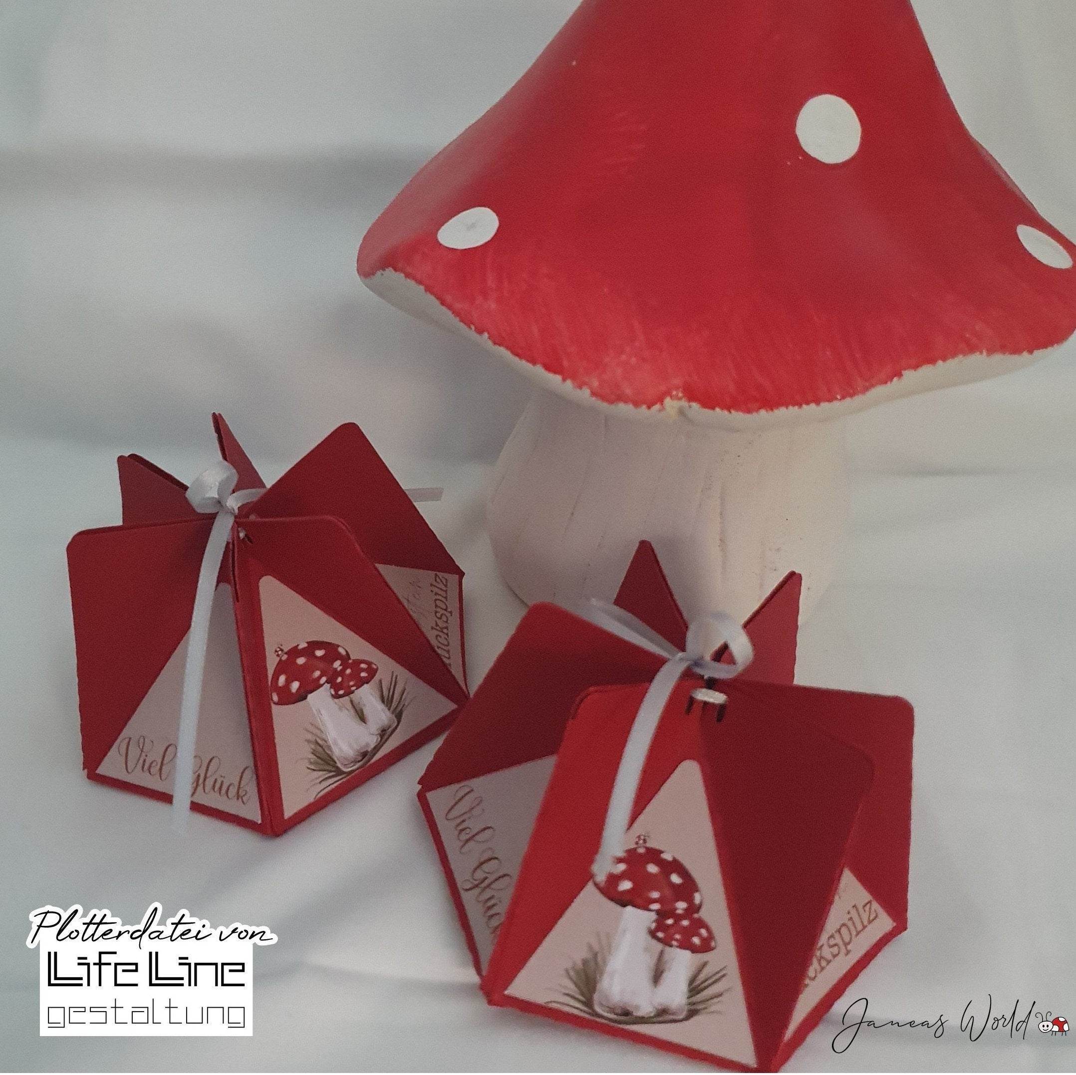 Plotterdatei SCHACHTEL MIT BAND svg + dxf - Sewando