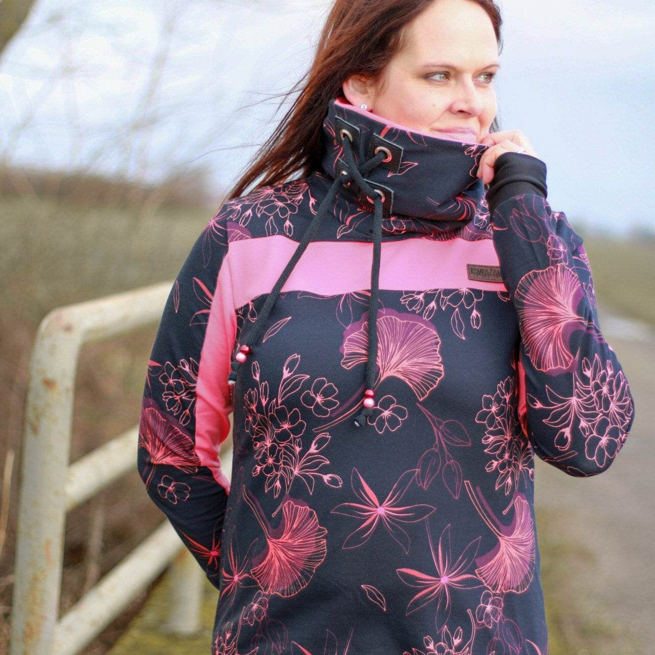PDF-Schnittmuster Pullover Zora Gr. 32-54 mit 3 Längen: Cropped, Kurz, Lang - Sewando