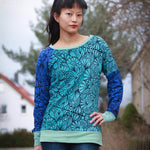 PDF-Schnittmuster Pullover Theda mit einzigartigen Ärmeln - Gr. 32-54 - Sewando