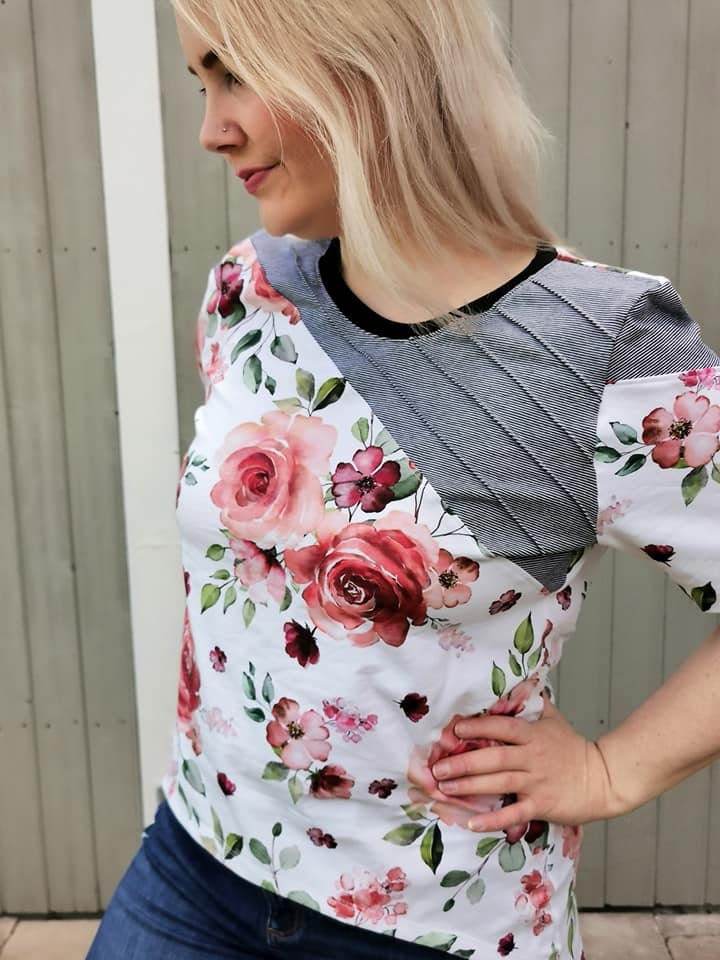 PDF-Schnittmuster Pullover Tabby Gr. 32-50 mit einzigartiger Teilung - Sewando