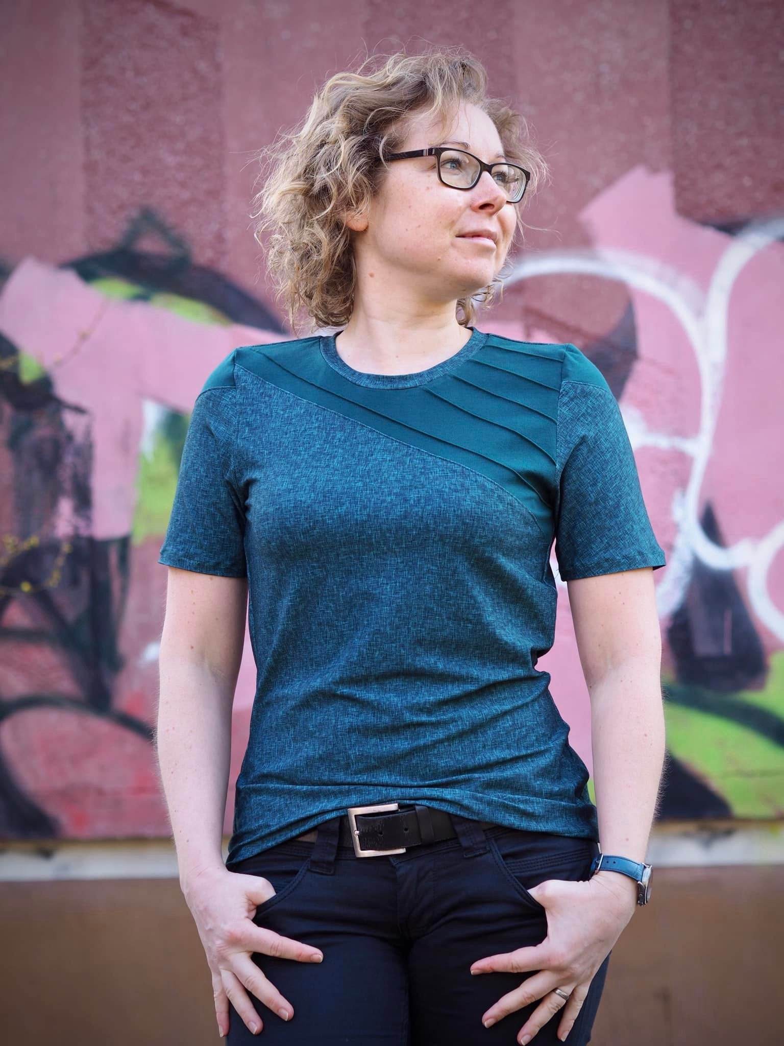 PDF-Schnittmuster Pullover Tabby Gr. 32-50 mit einzigartiger Teilung - Sewando