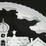 Plotterdatei SCHWIBBOGEN WEIHNACHTSDORF svg + dxf - Sewando