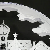 Plotterdatei SCHWIBBOGEN WEIHNACHTSDORF svg + dxf - Sewando