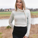 PDF-Schnittmuster Pullover Zora Gr. 32-54 mit 3 Längen: Cropped, Kurz, Lang - Sewando