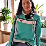 PDF-Schnittmuster Pullover Zora Gr. 32-54 mit 3 Längen: Cropped, Kurz, Lang - Sewando