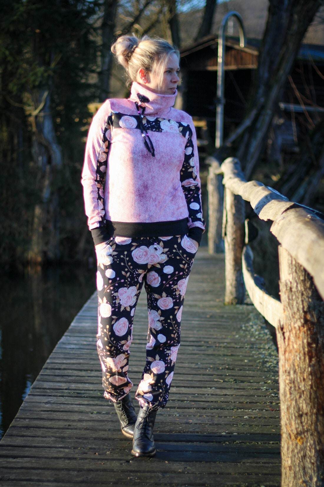 PDF-Schnittmuster Pullover Zora Gr. 32-54 mit 3 Längen: Cropped, Kurz, Lang - Sewando