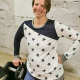 PDF-Schnittmuster Pullover Tabby Gr. 32-50 mit einzigartiger Teilung - Sewando