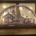 Plotterdatei SCHWIBBOGEN SCHLITTENFAHRT svg + dxf - Sewando