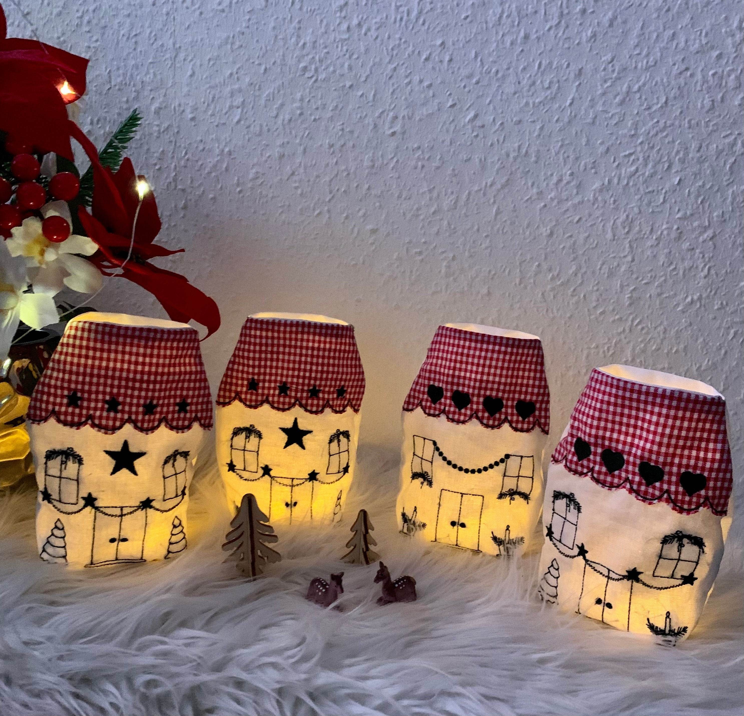 Stickdatei Weihnachten Lichthaus Set 767 - Sewando