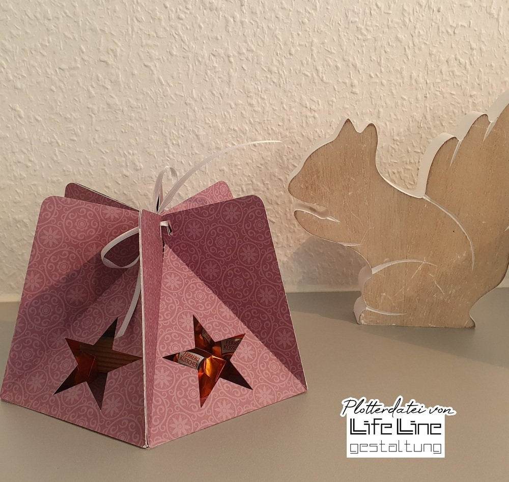 Plotterdatei SCHACHTEL MIT BAND svg + dxf - Sewando