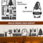 Wichtelhaus | Wandtattoo Plotterdatei - Sewando