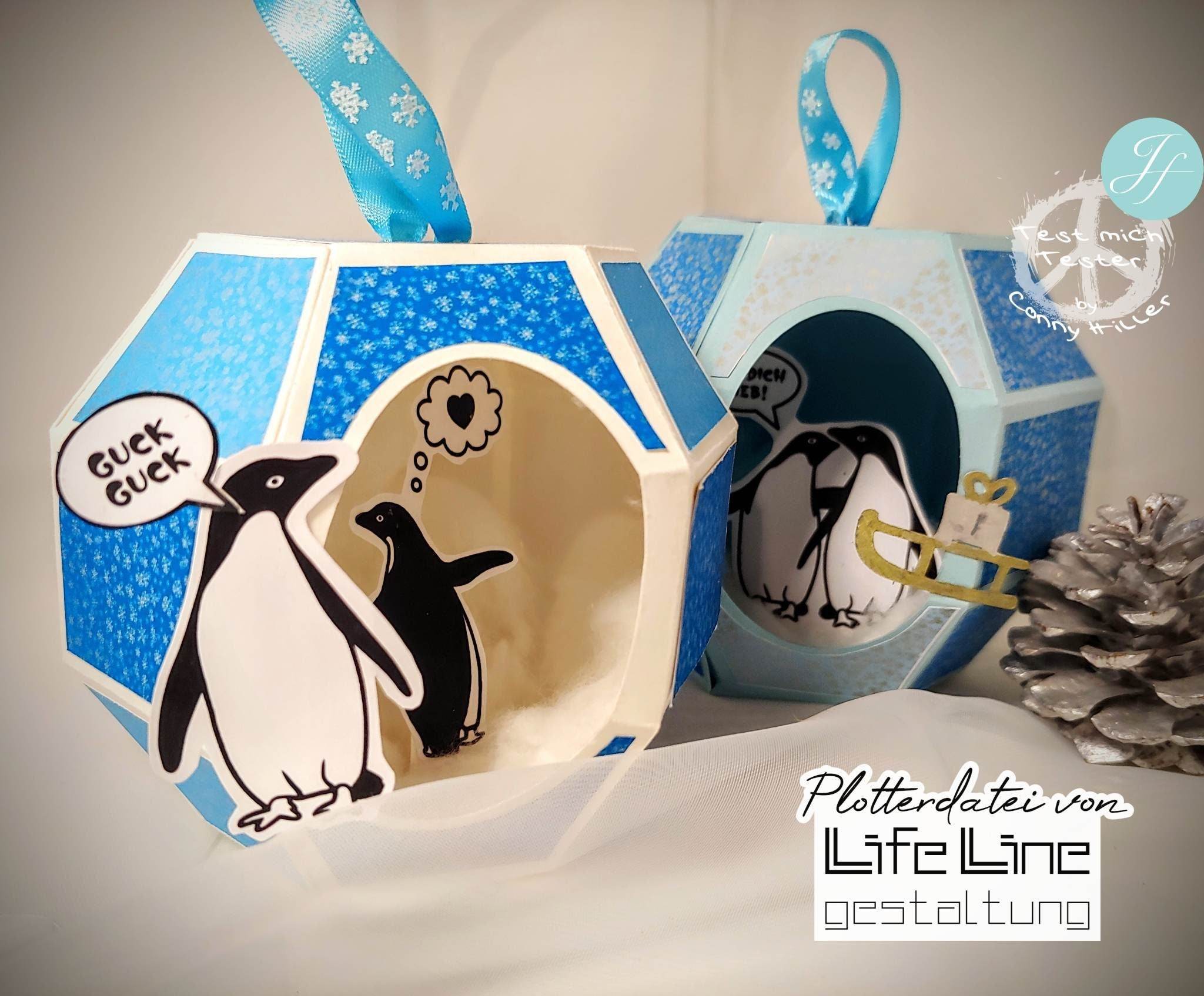 Plotterdatei PINGUINE svg + dxf - Sewando