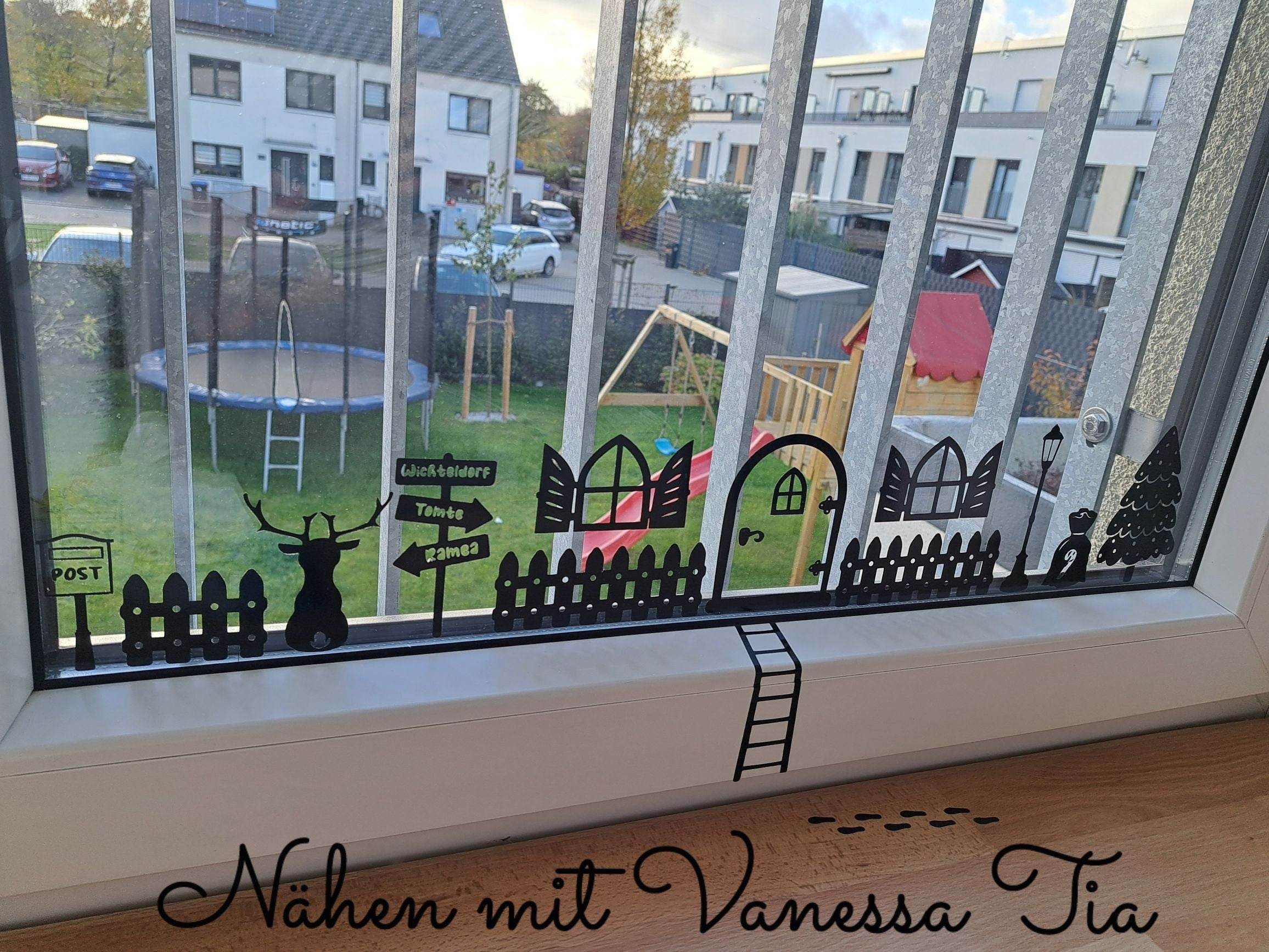 Wichtelhaus | Wandtattoo Plotterdatei - Sewando