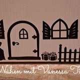 Wichtelhaus | Wandtattoo Plotterdatei - Sewando