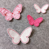 Stickdatei Schmetterling 3D Rahmen 10x10 (4x4"), 2 Größen, Dekoration, Flügel, Anhänger