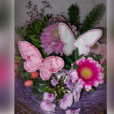 Stickdatei Schmetterling 3D Rahmen 10x10 (4x4"), 2 Größen, Dekoration, Flügel, Anhänger