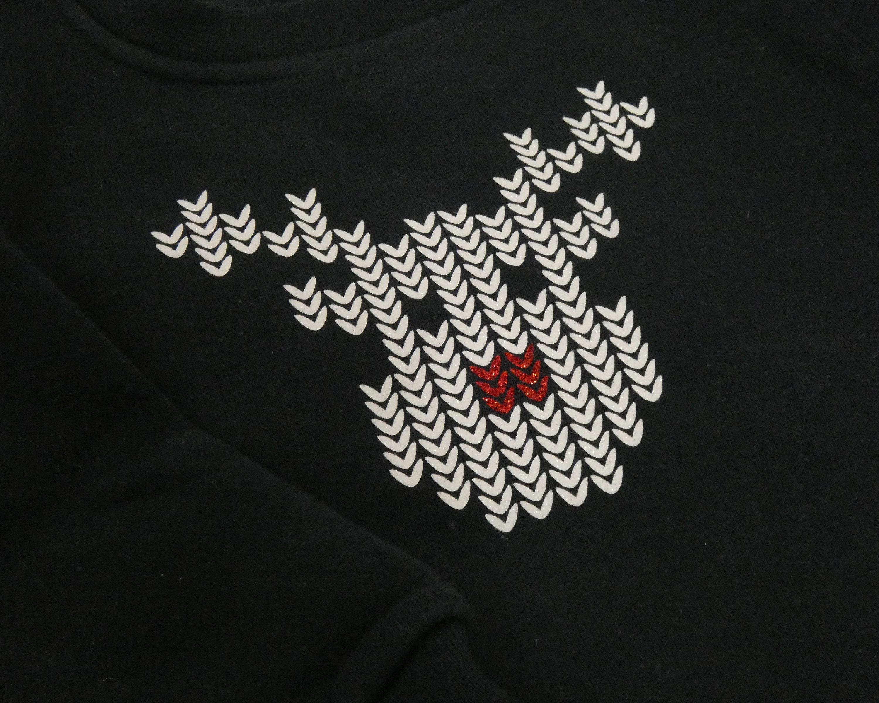 Plotterdatei STRICKMOTIVE RENTIER + HERZ svg + dxf - Sewando