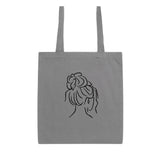 Stickdatei Frau, 10x10 und 13x18, Kopf, Dutt, Haare - Sewando