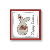 Stickdatei Ostern Geschenkbox, Geschenkkarte, Osterhase, Rahmen 13x18, deutsch, englisch - Sewando