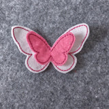 Stickdatei Schmetterling 3D Rahmen 10x10 (4x4"), 2 Größen, Dekoration, Flügel, Anhänger