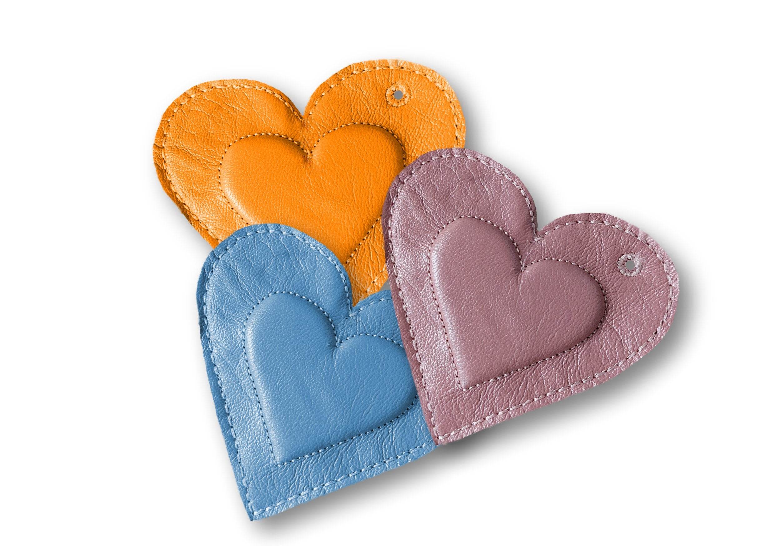 Stickdatei Anhänger Herz 3D - Rahmen ab 10 cm x 10 cm, Schlüsselanhänger, Taschenanhänger - Sewando