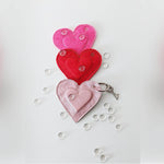 Stickdatei Anhänger Herz 3D - Rahmen ab 10 cm x 10 cm, Schlüsselanhänger, Taschenanhänger - Sewando