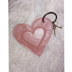 Stickdatei Anhänger Herz 3D - Rahmen ab 10 cm x 10 cm, Schlüsselanhänger, Taschenanhänger - Sewando