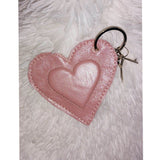 Stickdatei Anhänger Herz 3D - Rahmen ab 10 cm x 10 cm, Schlüsselanhänger, Taschenanhänger - Sewando