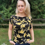 PDF-Schnittmuster Shirt Sia Gr. 32-54 | Feminin, mit Volant-Detail, 2 Ärmellängen - Sewando