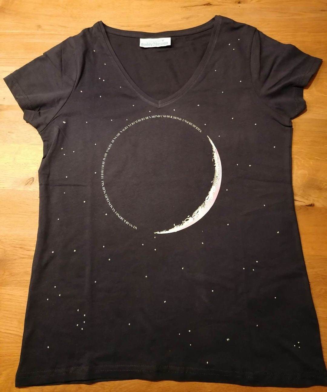 MOON / mit norwegischen und deutschem Poem, Plotter und Laser-Datei als SVG und DXF - Sewando