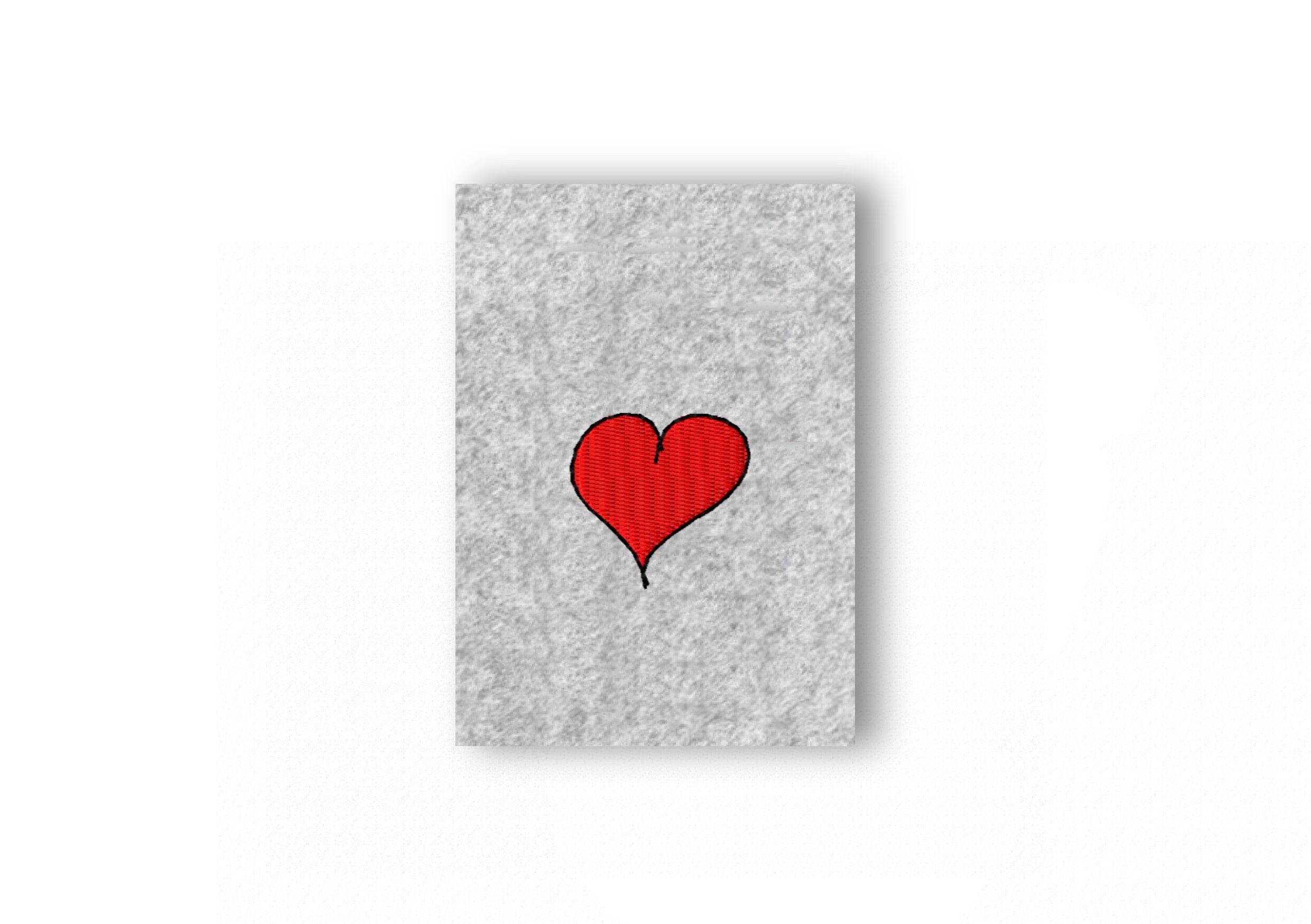 Stickdatei Herzchen, vier Größen, Valentinstag, Liebe, Love - Sewando