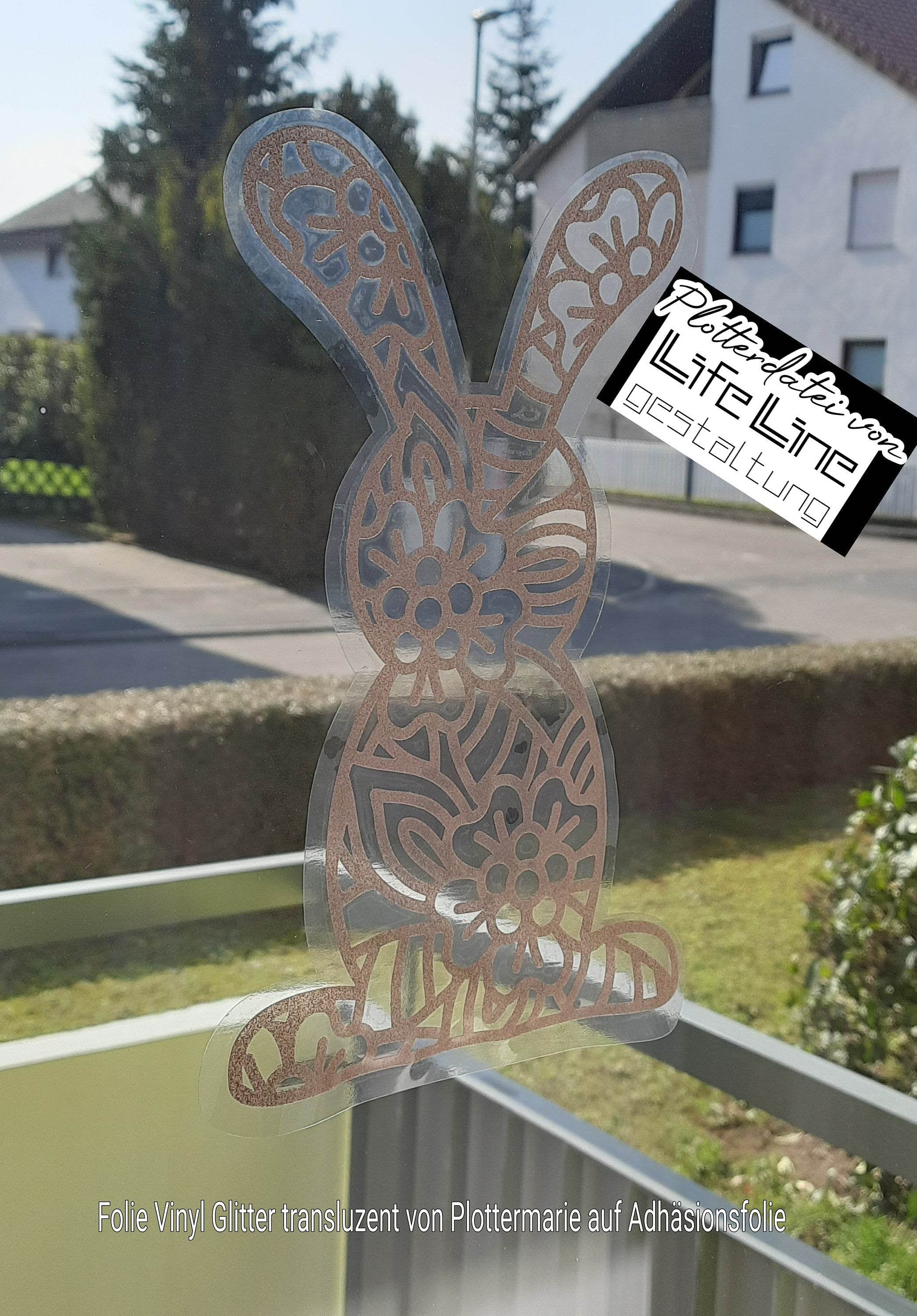 Plotterdatei HASENMANDALA svg + dxf - Sewando