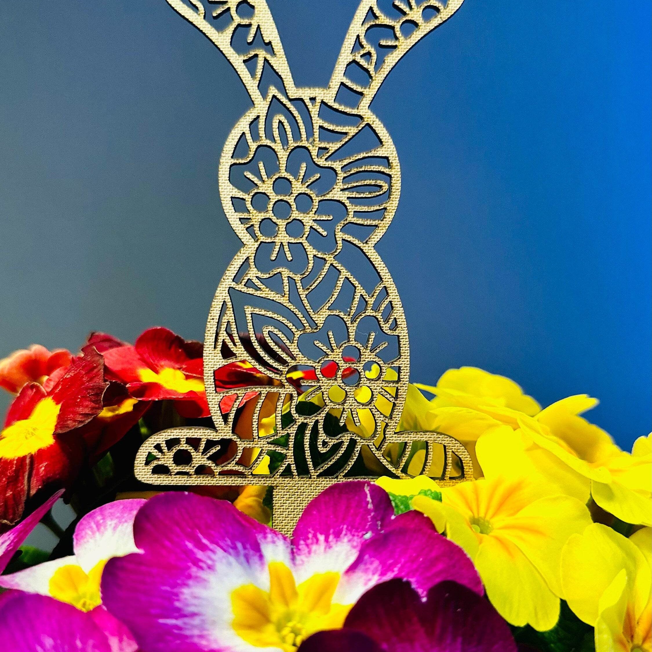 Plotterdatei HASENMANDALA svg + dxf - Sewando