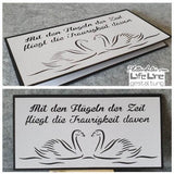 Plotterdateien-Bundle SCHWÄNE + SCHWÄNE STRASS svg + dxf - Sewando