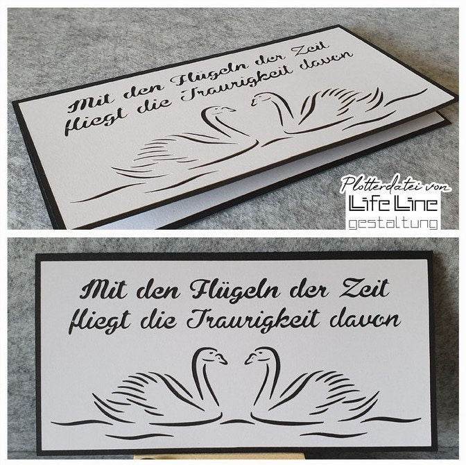 Plotterdateien-Bundle SCHWÄNE + SCHWÄNE STRASS svg + dxf - Sewando