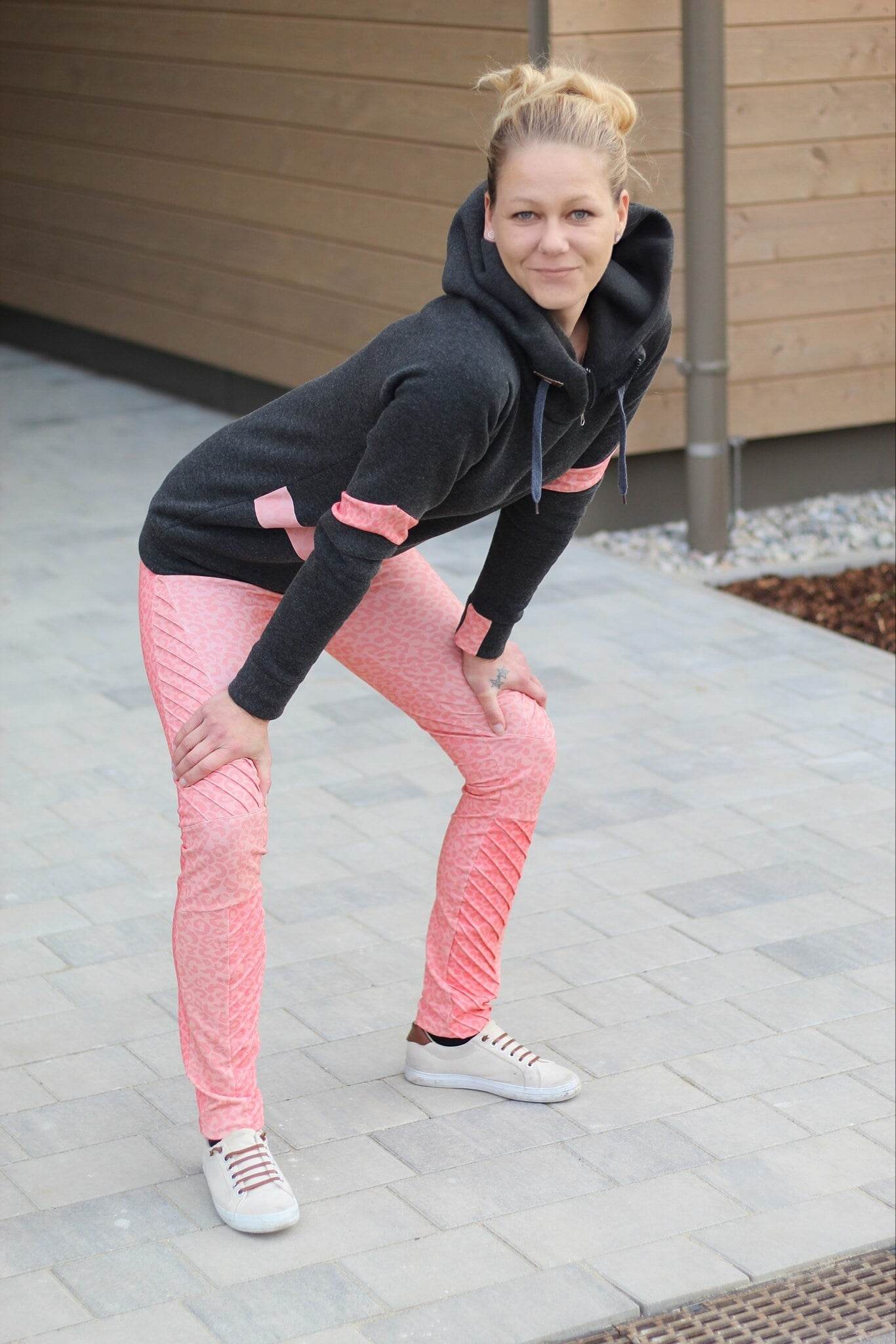 PDF-Schnittmuster Bikerleggings Coco – Gr. 32-54 Coole Biesen-Optik - Sewando