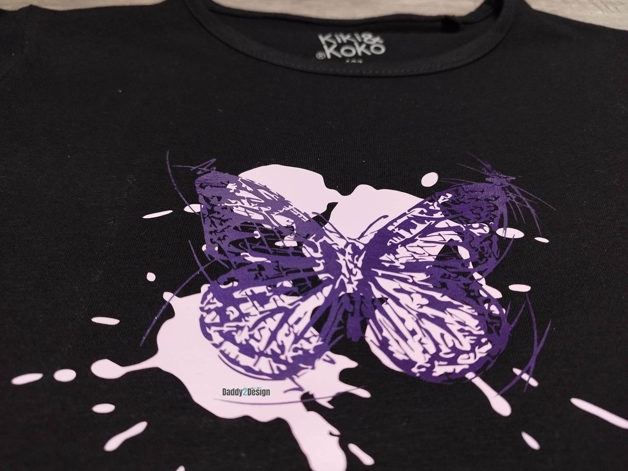 Tusche Schmetterling / Supereinfach zu entgittern Plotter und Laser-Datei als SVG und DXF - Sewando
