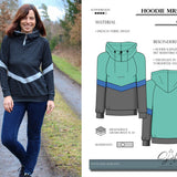 PDF-Schnittmuster Hoodie Mrs. Jona – Gr. 32-54 | mit hohem Kapuzensteg - Sewando