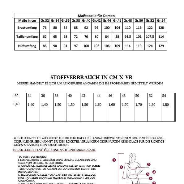 PDF-Schnittmuster Hoodie Mrs. Jona – Gr. 32-54 | mit hohem Kapuzensteg - Sewando