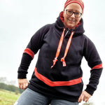 PDF-Schnittmuster Hoodie Mrs. Jona – Gr. 32-54 | mit hohem Kapuzensteg - Sewando