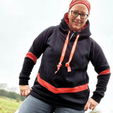 PDF-Schnittmuster Hoodie Mrs. Jona – Gr. 32-54 | mit hohem Kapuzensteg - Sewando