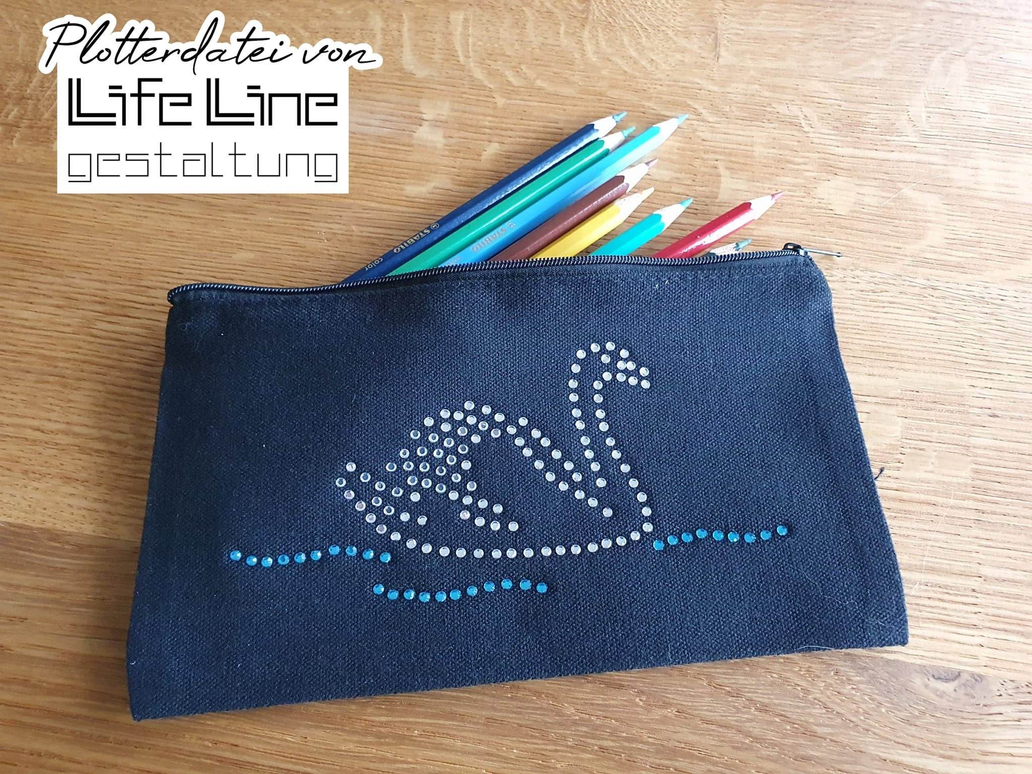 Plotterdateien-Bundle SCHWÄNE + SCHWÄNE STRASS svg + dxf - Sewando