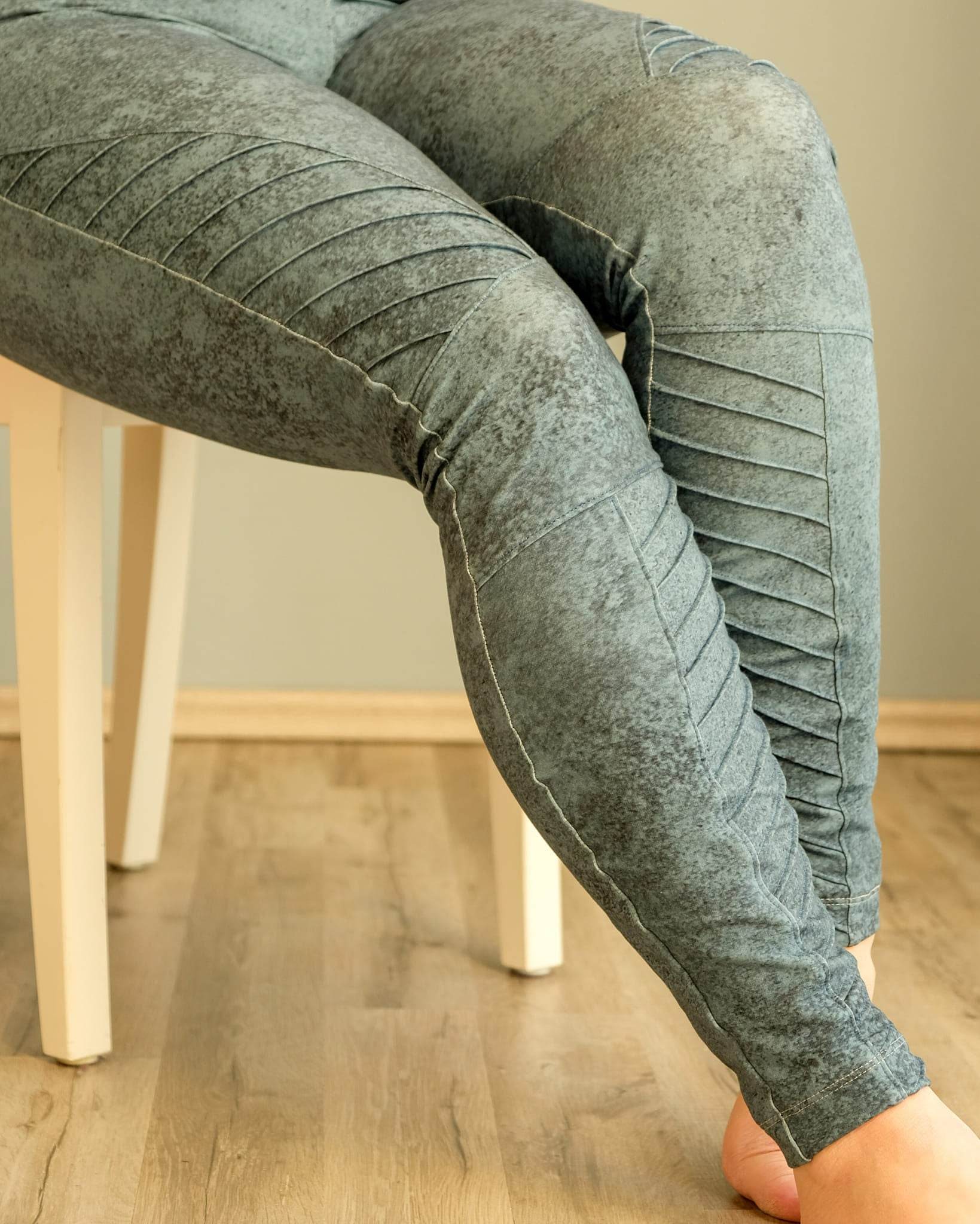 PDF-Schnittmuster Bikerleggings Coco – Gr. 32-54 Coole Biesen-Optik - Sewando