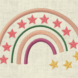 Stickdatei Regenbogen mit Sternen Set 829 - Sewando