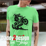 CROSS MotorCross supercooles Plottmotiv einfarbig bis 3 Farbig Plotter und Laser-Datei als SVG und DXF - Sewando